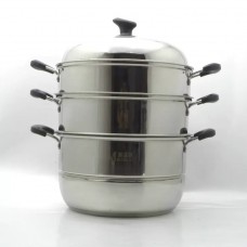 潮发蒸锅三层可叠复底 30cm