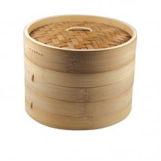竹蒸笼 二笼一盖（8寸）